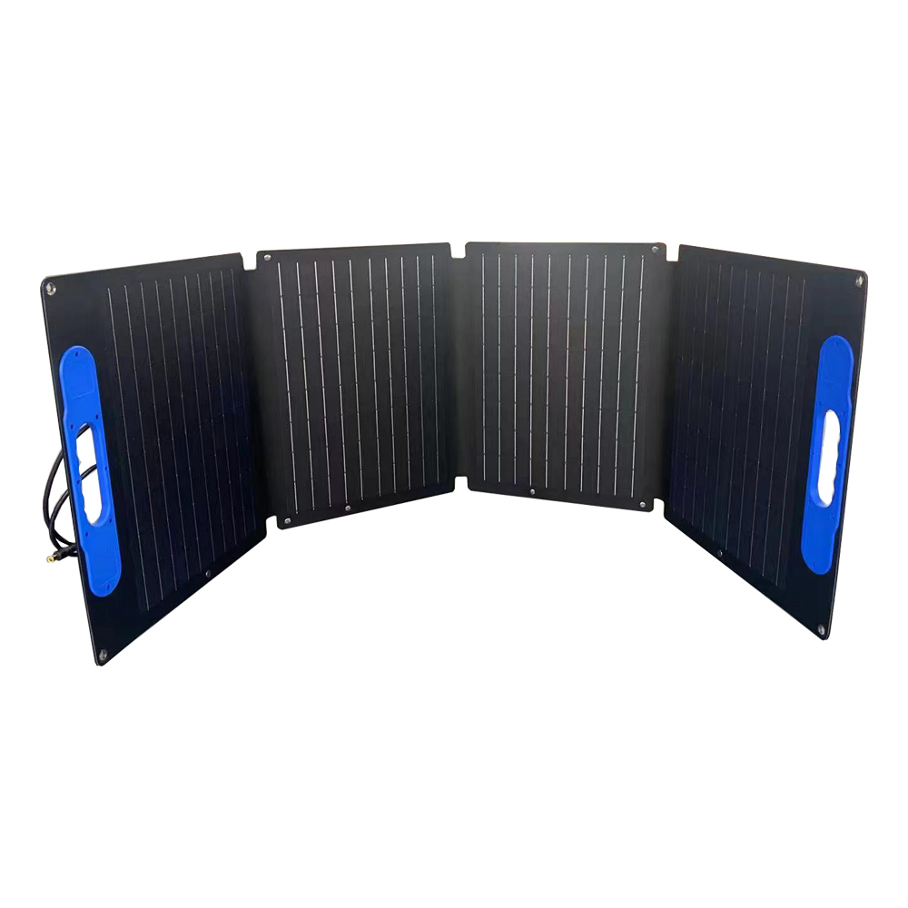 120 Watt 18 Volt 4 Folds ETFE Solar Panel Charger DC5521 Connector