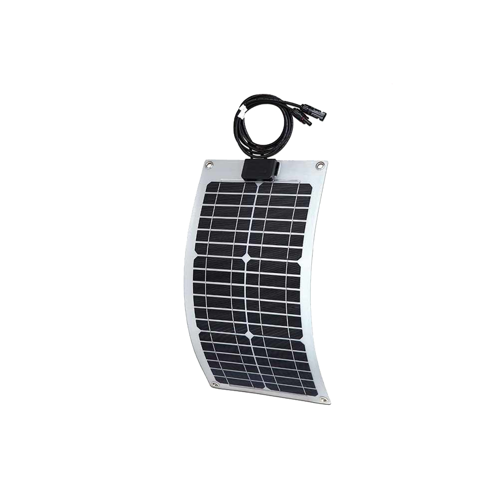 18 Watt 18 Volt Monocrystalline Flexible Solar Panel  