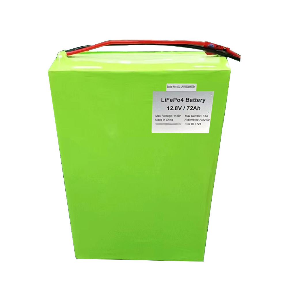 12.8V 72Ah Lithium iron Phosphate Battery