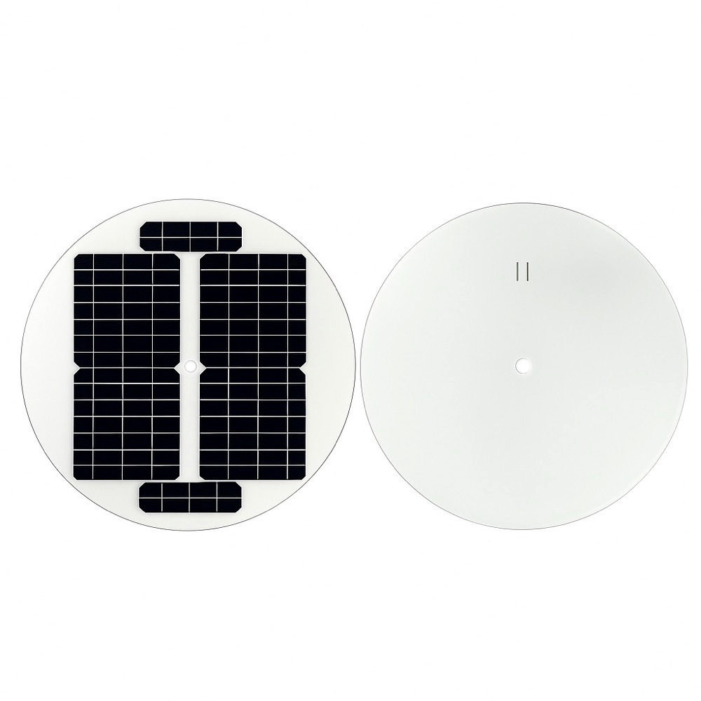 21 Watt 18 Volt 480mm Dia Concentric Circle Round Solar Panel