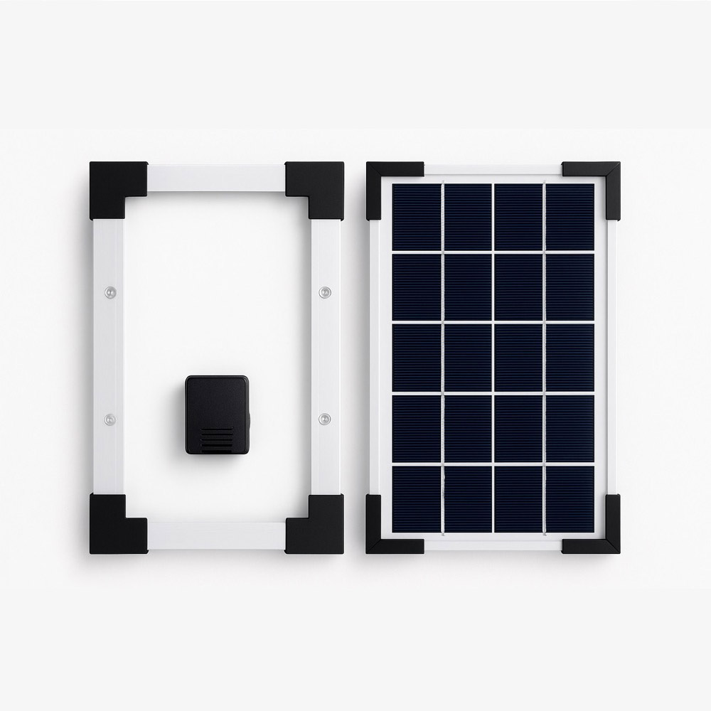3.5 Watt 5 Volt Framed Solar Panel - Glass Panel