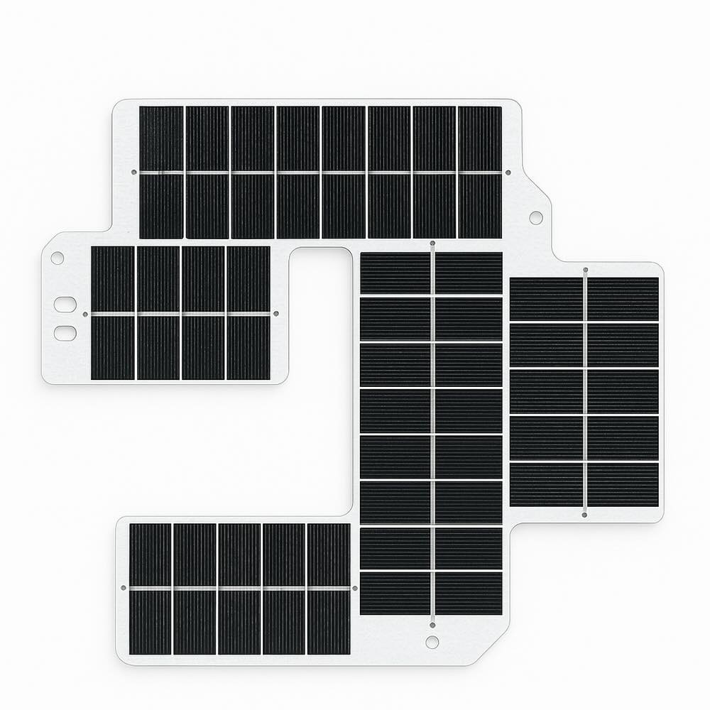 5 Watt 18 Volt Irregularly Shaped Solar Panel - ETFE