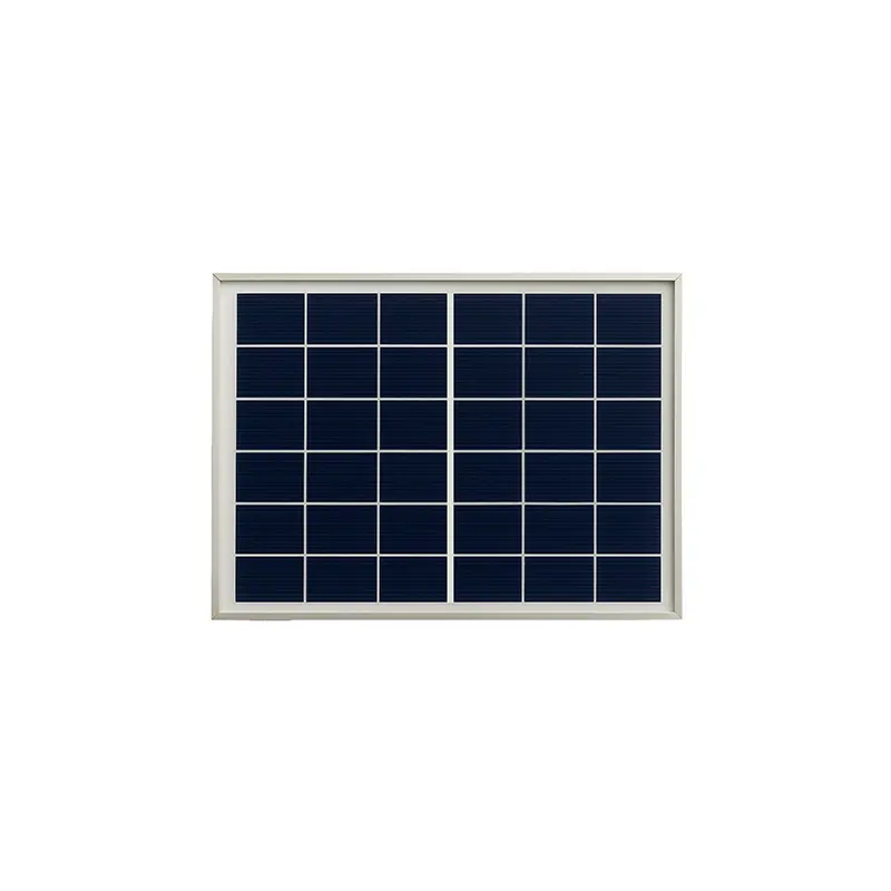 10W 6V Polycrystalline Glass Solar Panel for Solar Kits & Lighting