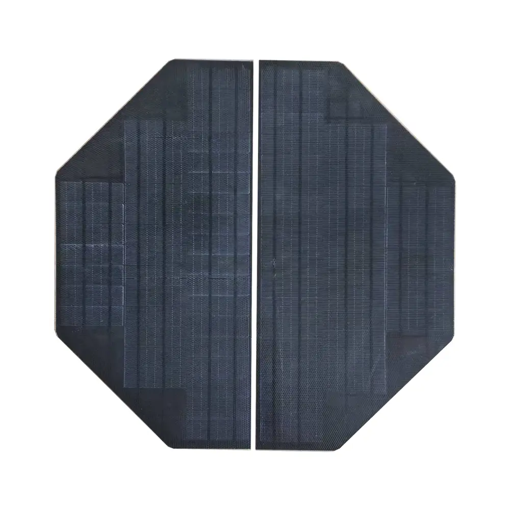 15 Watt 18 Volt Half Octagonal Solar Panel - ETFE