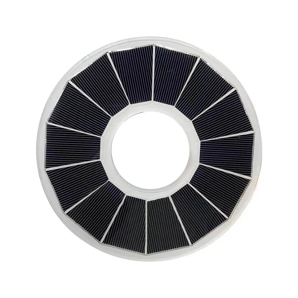 5 Watt 5 Volt Circle Shaped Solar Panel - PET