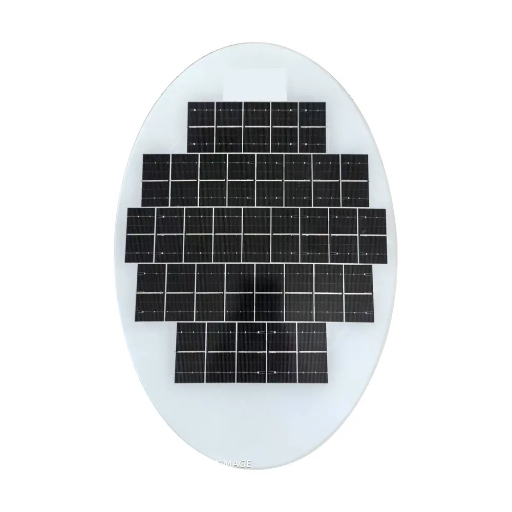 10W 18V Oval Shaped Mono Solar Panel for Traffic Lights