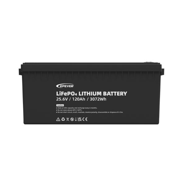 EPEVER 25.6V 120Ah 3072Wh LiFePO4 Battery IP65