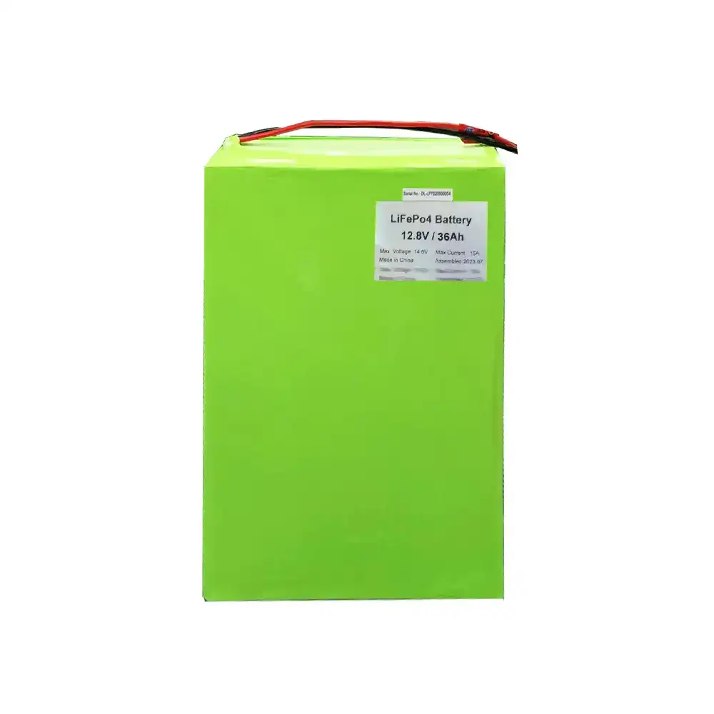 12.8V 36Ah Custom LiFePO4 Battery Pack Built-in BMS
