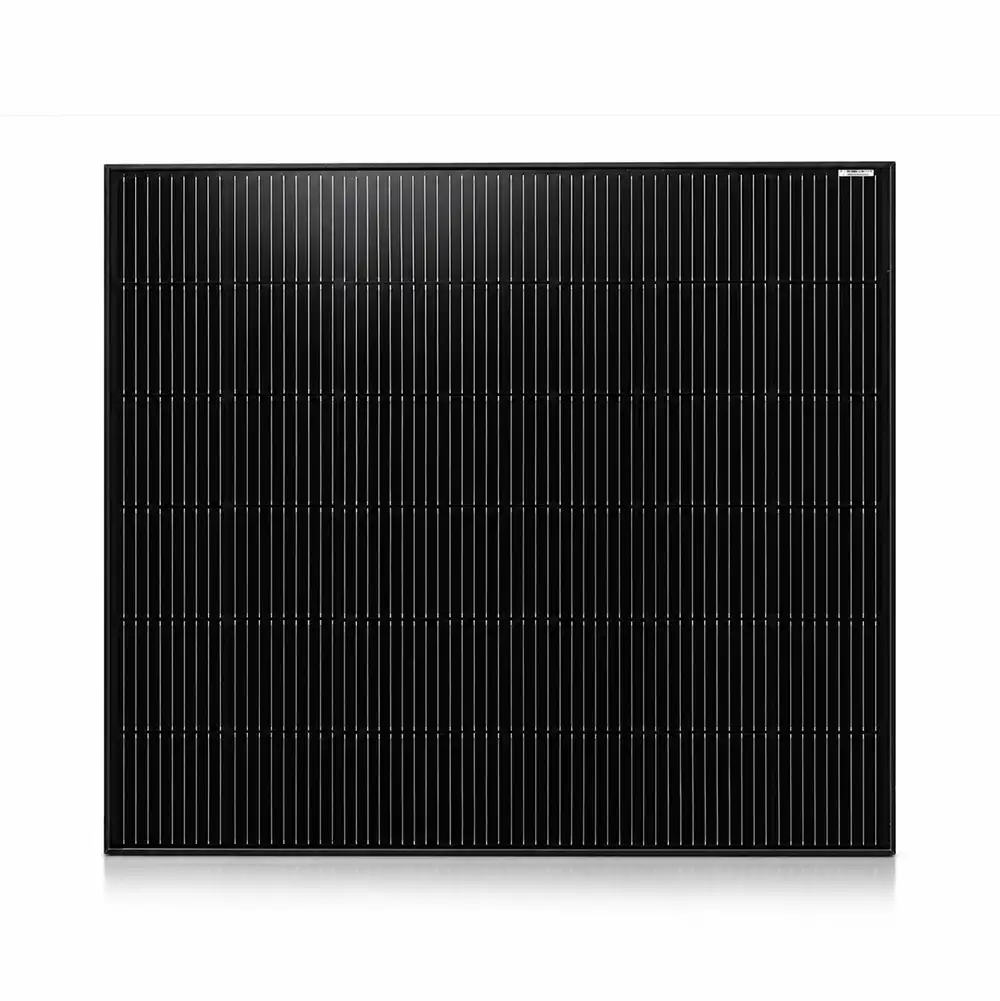 250W Full‑Black Rectangular Solar Panel for BIPV & Gable Rooftop