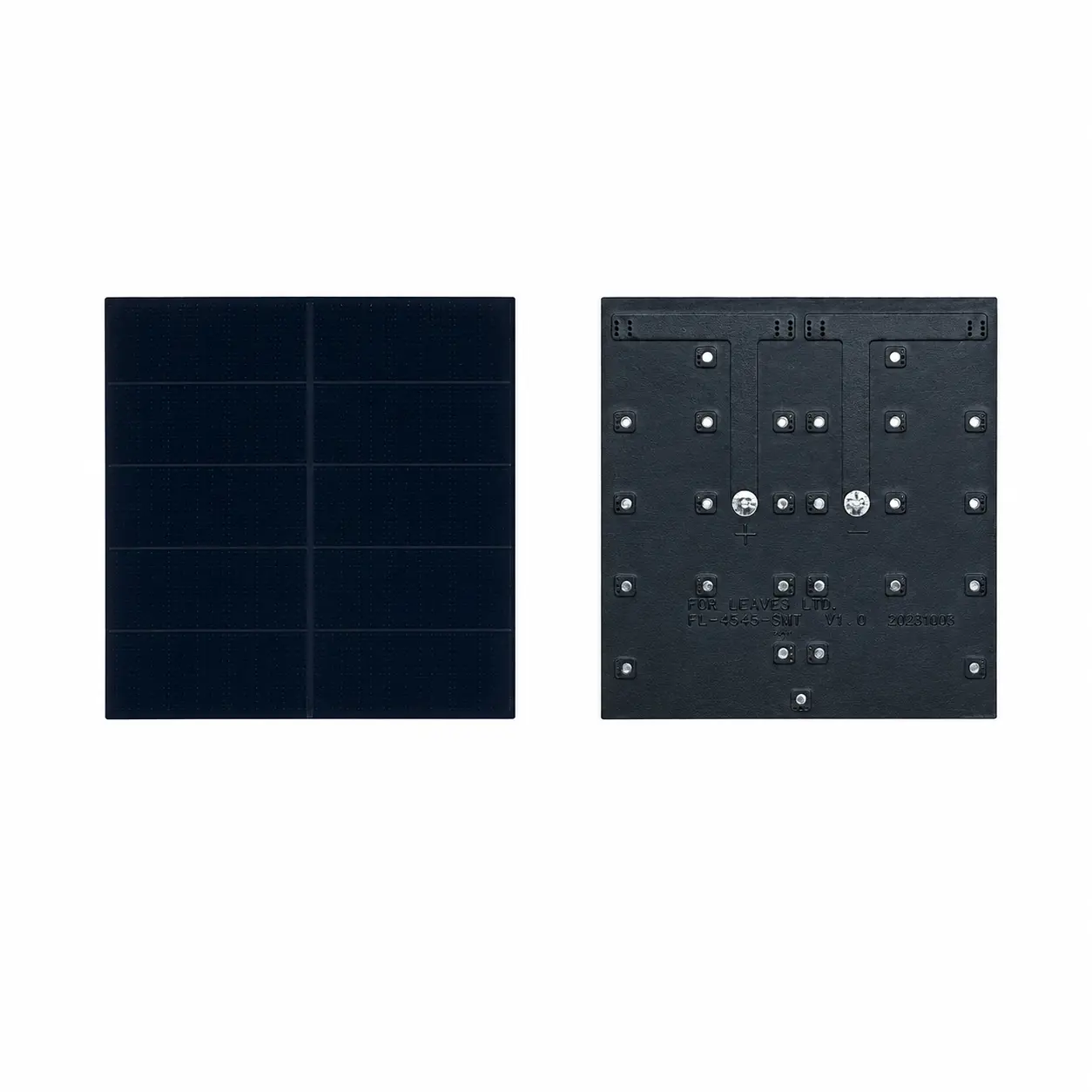 FL-4545 0.35W 5.5V SMT PET Small Solar Panel 45x45mm IBC Cell for Solar Torch IoT